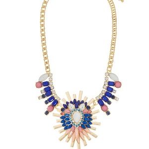 Cara Couture Jewelry Pink Multi-Shape Bib Necklace